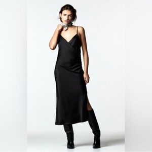 Zara Black Midi Dress